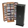 Grande Locking Media Storage Cabinet - Oak