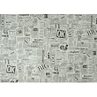 Rossi Newsprint Headlines Paper Decoupage Gift Wrap 20 by 28 inches