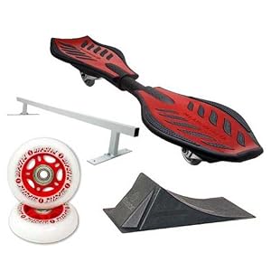 Razor Ripstik Red Caster Board Skate Board w/ Deluxe Accessory Kit