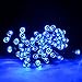 Lycheers®colour Solar Christmas String 17m 100 LED Solar Fairy String Lights for Outdoor, Gardens, Homes, Christmas Party, Waterproof (17M 100led, Blue)