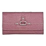 Merona® Faux Croc Clutch - Rosewood