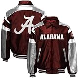 Alabama Crimson Tide Crimson Elite Leather Jacket