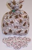 Scott's Cakes Yogurt Pretzels with Christmas Color Non-Pareils 1 Pound Gingerbread Bag