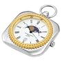 Charles-Hubert, Paris Two-Tone Open Face Quartz Pocket Watch