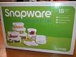 Snapware Glasslock Glass Storage Containers with Lids 18pc Set Nesting Design