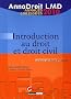 Introduction au droit civil : Annales corrig�es