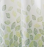 InterDesign Botanical Shower Curtain, 72-Inch by 72-Inch, Verde