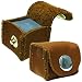 Deluxe Leather Chalk Holder, Brown