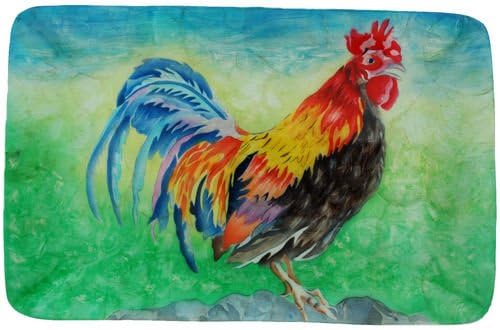 Nature Serving Platter, Serving Tray, Nautical Capiz Shell Plate, Size: 12" X 8", Rooster.