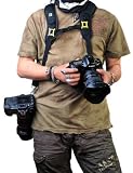 Rainbowimaging Quick Release Dual-shoulder Camera Neck Strap for Canon Nikon Olympus Pentax Panasonic Sony Dslr + Lens - Black