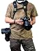 Rainbowimaging Quick Release Dual-shoulder Camera Neck Strap for Canon Nikon Olympus Pentax Panasonic Sony Dslr + Lens - Black
