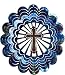 Kaleidoscope Cross Blue Wind Spinner