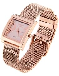 Elegant Gold-plated Bracelet Style Quartz Wrist Waterproof Watch for Women