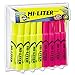 HI-LITER - Desk Style Highlighter, Assorted Ink, Chisel - 24/Pack