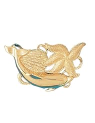 CleverEves 14K Gold Pendant Dolphin, Starfish, and Shell 12.4 - Gram(s)