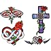 Celtic Rose / Celtic Cross Temporary Tattoo Body Art