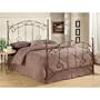 Queen Hillsdale Sheraton Metal Poster Bed in Autumn Brown Finish