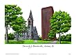 University of Massachusetts Lithograph 14x10 Unframed Lithograph