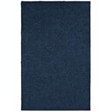 IMAGE OF Affinity Navy Shag Rug Size: 5' x 8'