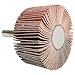 Flap Wheel, AO, 3x1x1/4 In Shank, 80G
