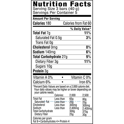 Quaker Breakfast Flats, Banana Honey Nut, Breakfast Bars (Pack of 8)