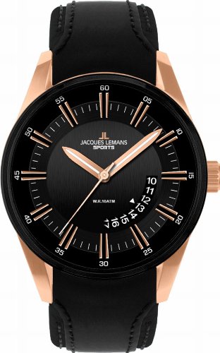 Jacques Lemans Mens 1-1637F Analog Watch
