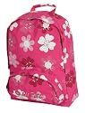 Hitec Ladies Backpack Rucksack Hand Luggage Bag Pink Floral 8008