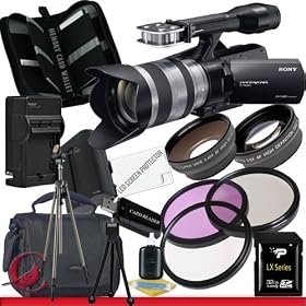 Sony NEX-VG20 Interchangeable Lens HD Handycam Camcorder with 18-200mm Lens Package 6