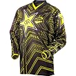 MSR Racing Rockstar Youth Boys Dirt Bike Motorcycle Jersey - Black/Yellow