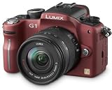 Panasonic Lumix G1 Digital System Camera Kit - Red (12.1MP)