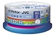 Victor �f���pBD-R �ی�R�[�g�d�l(�n�[�h�R�[�g)1��^��p 4�{�� 25GB ���C�h�z���C�g�v�����^�u�� 20�� BV-R130K20W