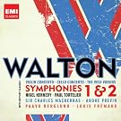 Walton : Symphonies n� 1 et n� 2 - Concerto pour violon - Concerto pour violoncelle - The Wise Virgins