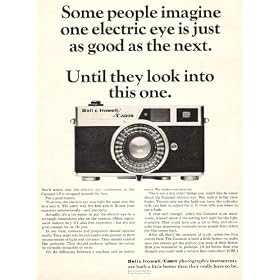 Bell & Howell/Canon Camera with Canonet Electric Eye 1965 Original Advertisement