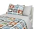 DwellStudio Squares Sheet Set, Dove Grey