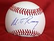 2012 Presidential Republican Candidate Mitt Romney Autographed Rolb Baseball, Proof Photo of Mitt Signing for Us.