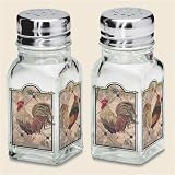 Artworks Home Accents ~ Iron Gate Rooster Chickens Salt and Pepper Shakers