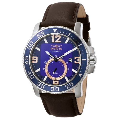 Invicta Men's 5528 Pro Diver Collection Brown Leather Watch