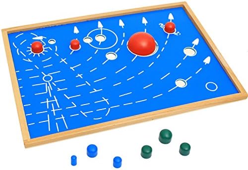 Baby Toys Montessori The Solar System Wooden Toys Nine Planets Puzzle Toy