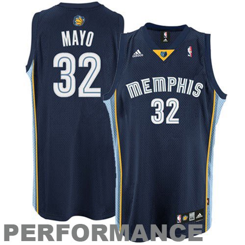 Adidas Memphis Grizzlies O.J. Mayo Youth (Sizes 8-20) Revolution 30 Swingman Road Jersey Small