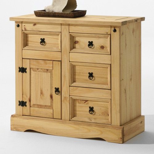 Mexico Möbel Anrichte im Mexiko Stil, Pinie massiv