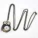 Godagoda Antique Bronze Color Owl Shape Pocket Watch