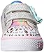 Skechers Kids Twinkle Toes Shuffles Sweet Steps Light-Up Sneaker,Pink/Multi,11 M US Toddler