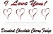 Gourmet Food : "I Love You" Decadent Chocolate/Cherry Layered Fudge Box