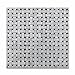 Bianco Carrara White Marble Polished Basketweave Mosaic Tile with Black Dots - 6