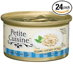 Petite Cuisine Chinese Chicken Entrée for Cats, 3-Ounce Cans (Pack of 24)