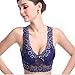 VECJUNIA Women's Soft and Smooth Lace Wire-Free Freedom Sports Bra