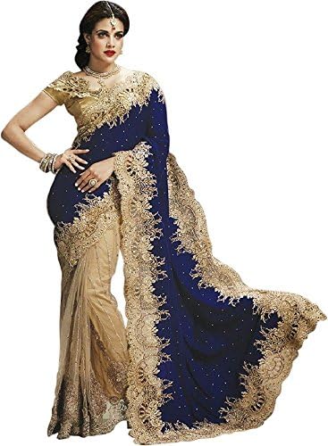 Choclaty Gorgeous Dashing Saree for Women with Unstitched Blouse Piece Free Size Multicolor