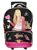 Hannah Montana Large Rolling Roller Backpack Bag Luggage
