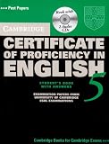 Cover of Cambridge Certificate of Proficiency in English 5. Self Study Pack by  312534364X