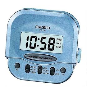 Casio - PQ-30-2EF - R�veil - Quartz Digitale - Alarme r�p�titive - Eclairage LED